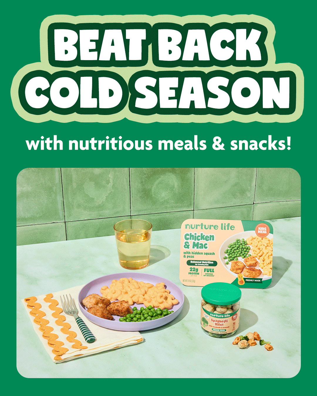 Beat back cold season with nutritious meals & snacks