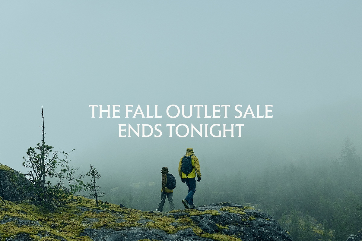 The Fall Outlet Sale Ends Tonight