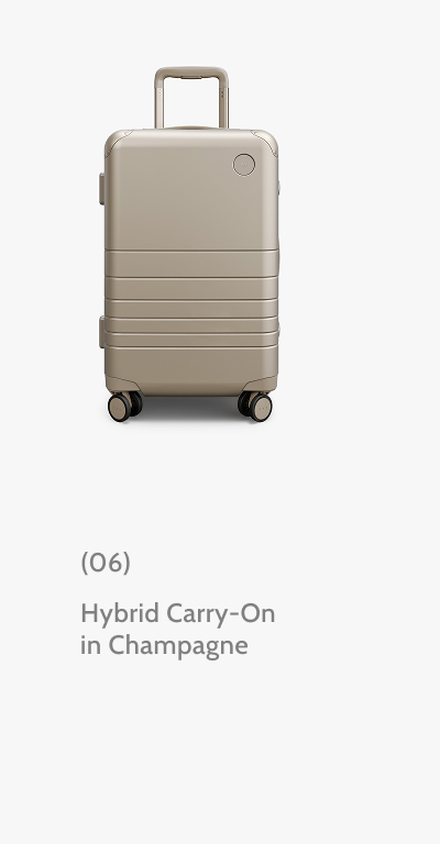 (06) Hybrid Carry-On in Champagne.