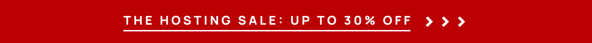 The Hosting Sale: Up to 25% Off