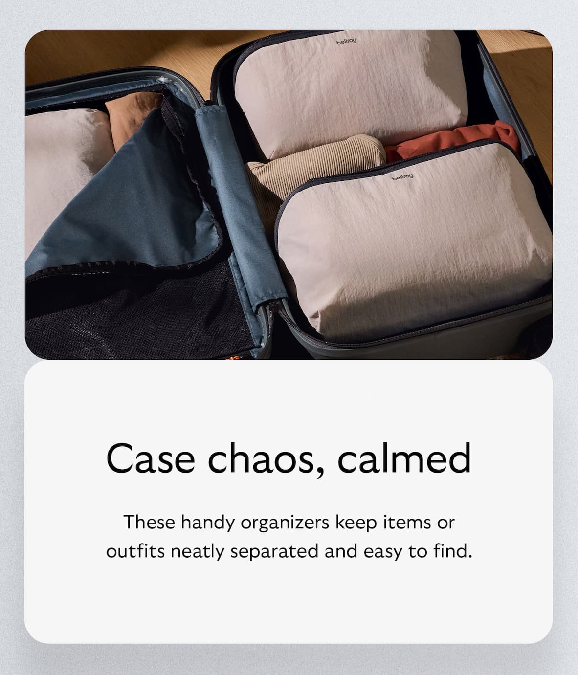These handy organizers keep items or outfits neatly separated and easy to find.