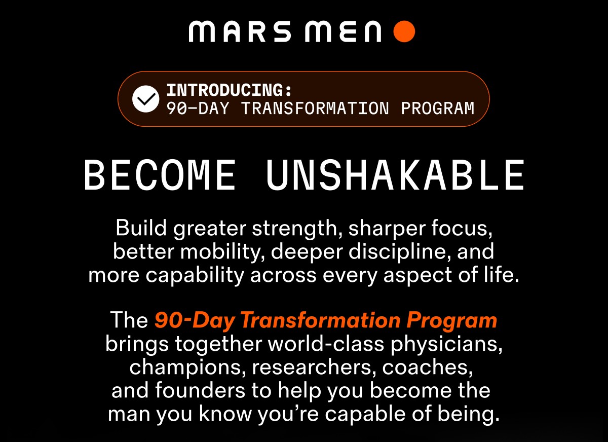 Introducing: 90-Day Transformation Program | Become Unshakable