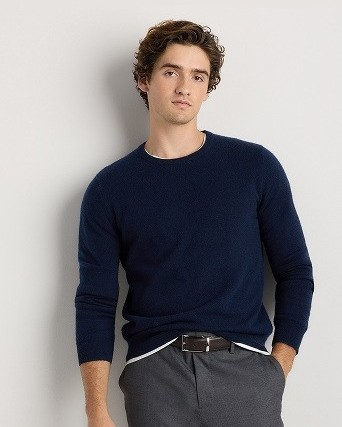 Mongolian Cashmere Crewneck Sweater