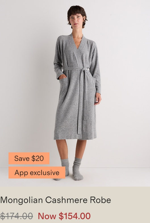 Mongolian Cashmere Robe