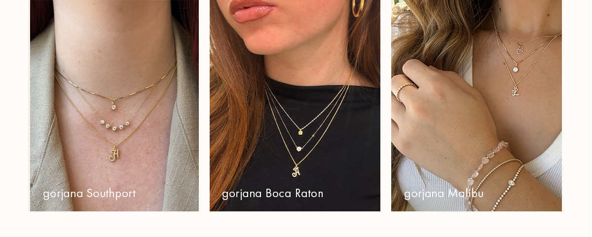 Our Stylist Layers featuring the Wilder Shimmer Alphabet Necklaec