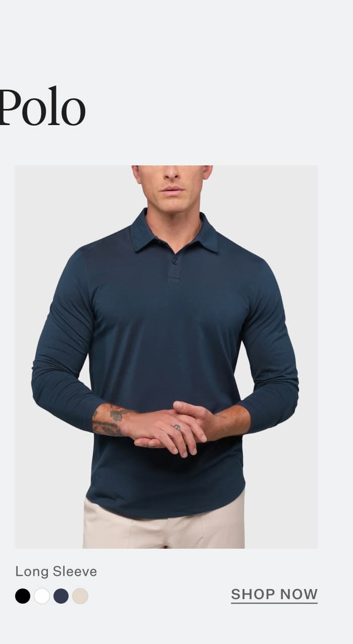 AO Long Sleeve Polo