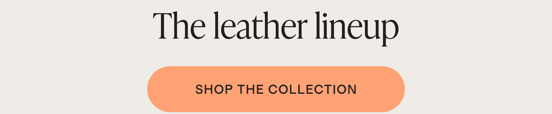 The leather lineup