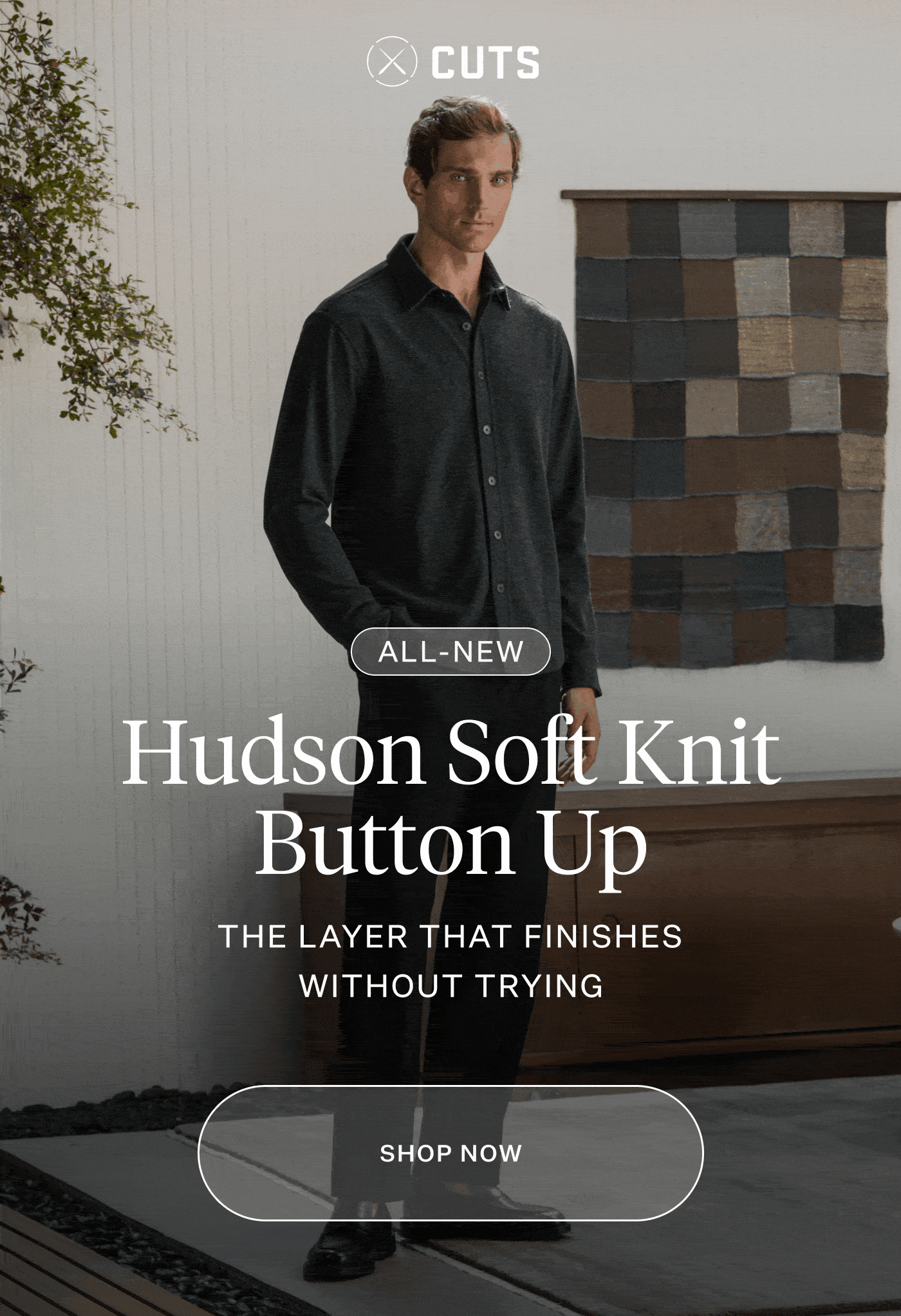 All-New Hudson Soft Knit Button Up | Shop Now
