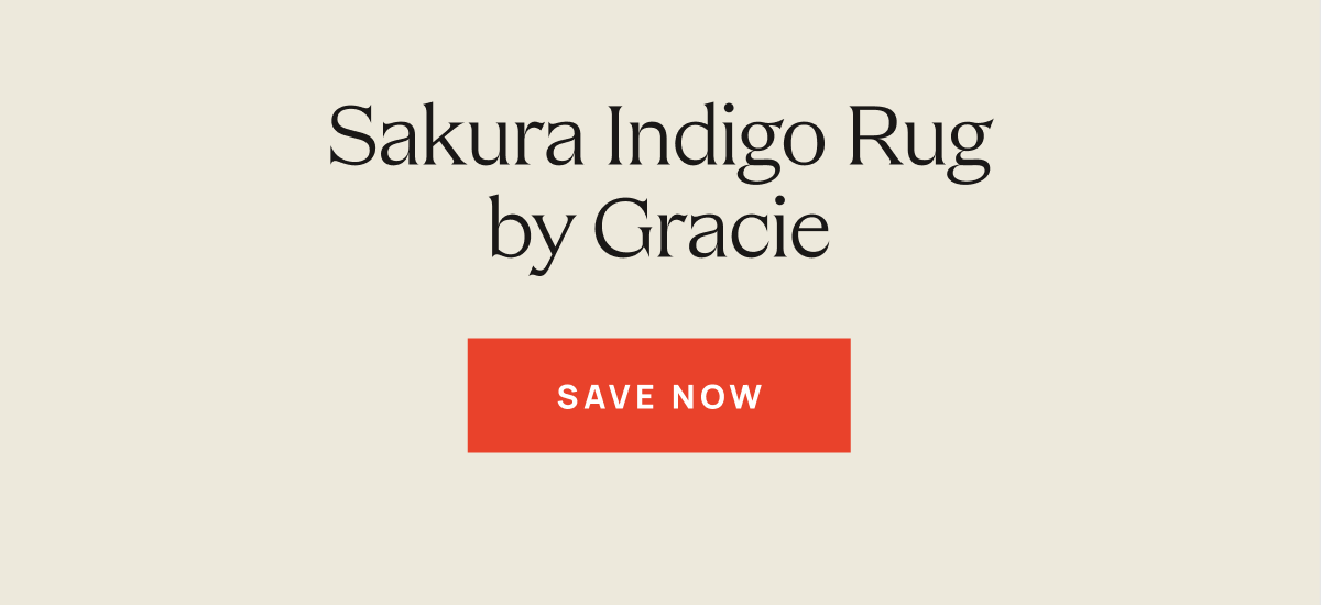 Sakura Indigo Rug by Gracie  | Save Now