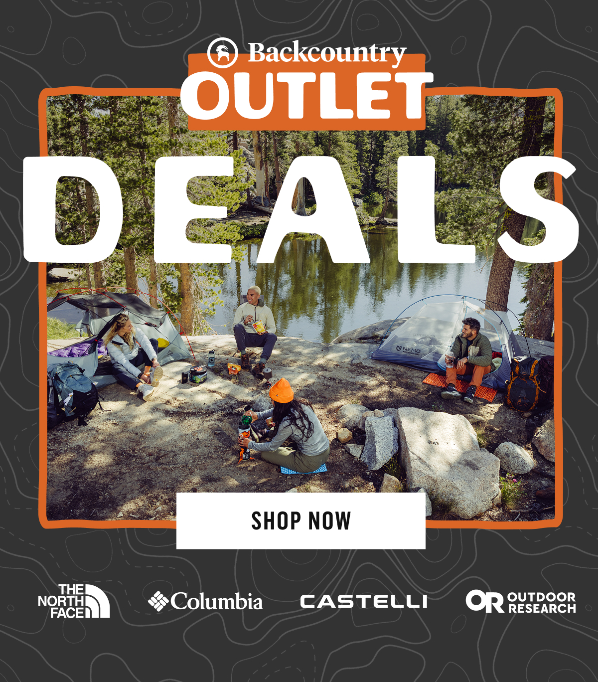 Backcountry Outlet deals from The North Face, Columbia, Castelli and Outdoor Research. Shop Now