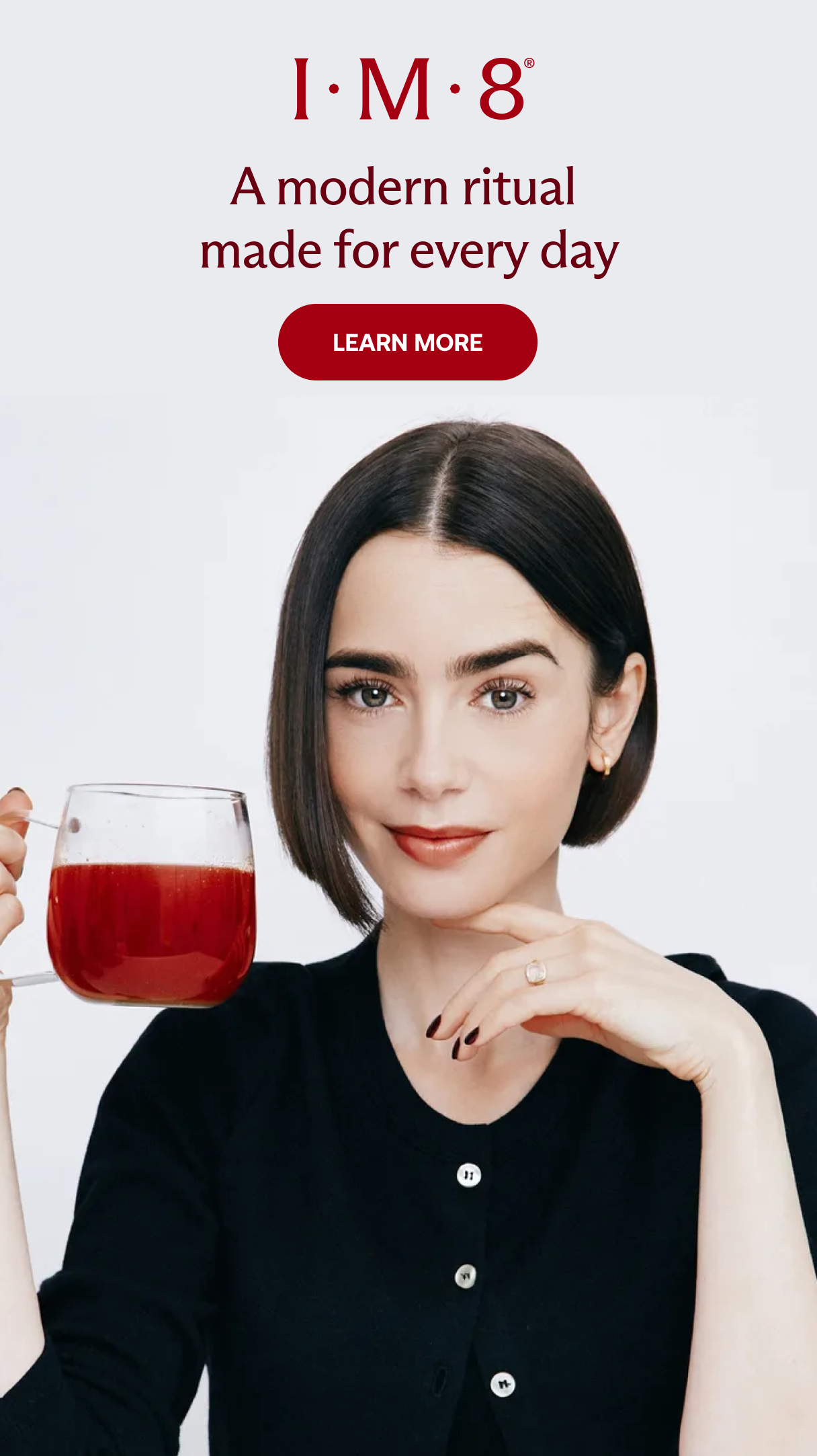 IM8 x Lily Collins - Global Ambassador