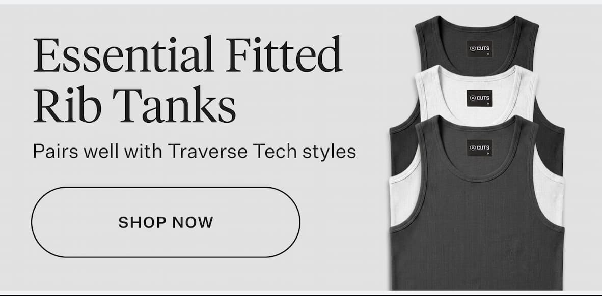 Essential Fitted Rib Tanks | Shop Now