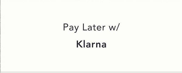 pay later with Klarna