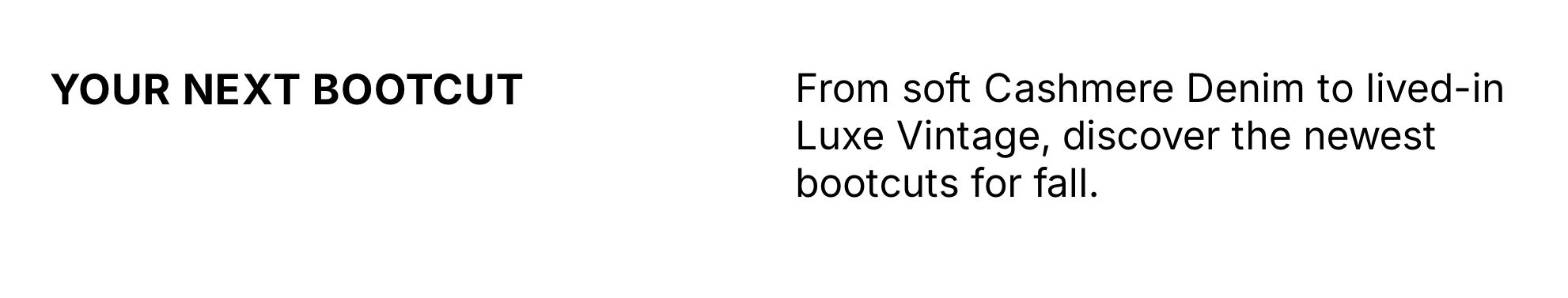 Shop New Bootcuts