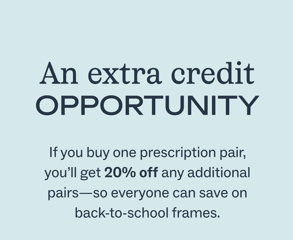 An extra credit opportunity