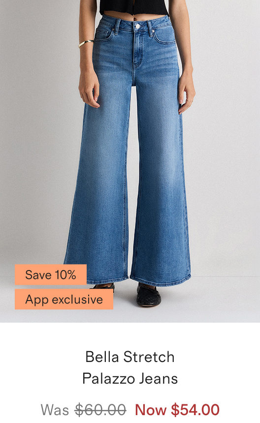 Bella Stretch Palazzo Jeans