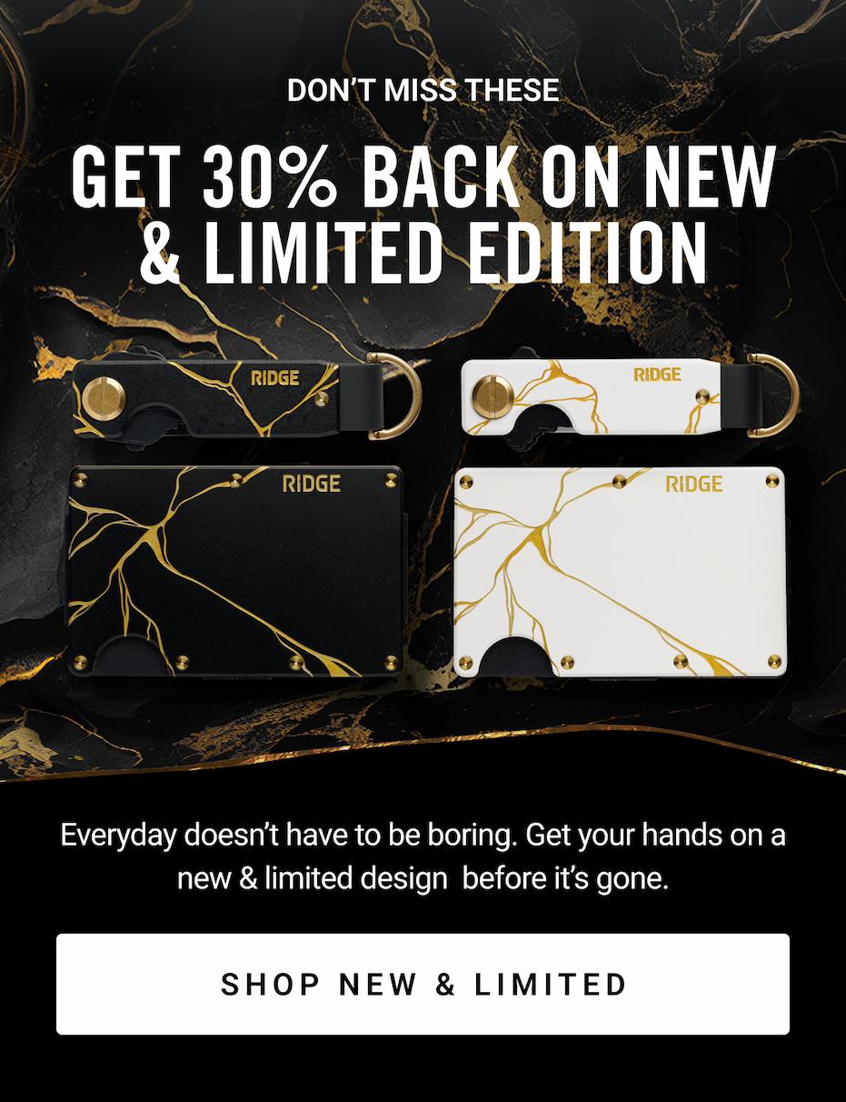 Get 30% Back on New & Limited Edition