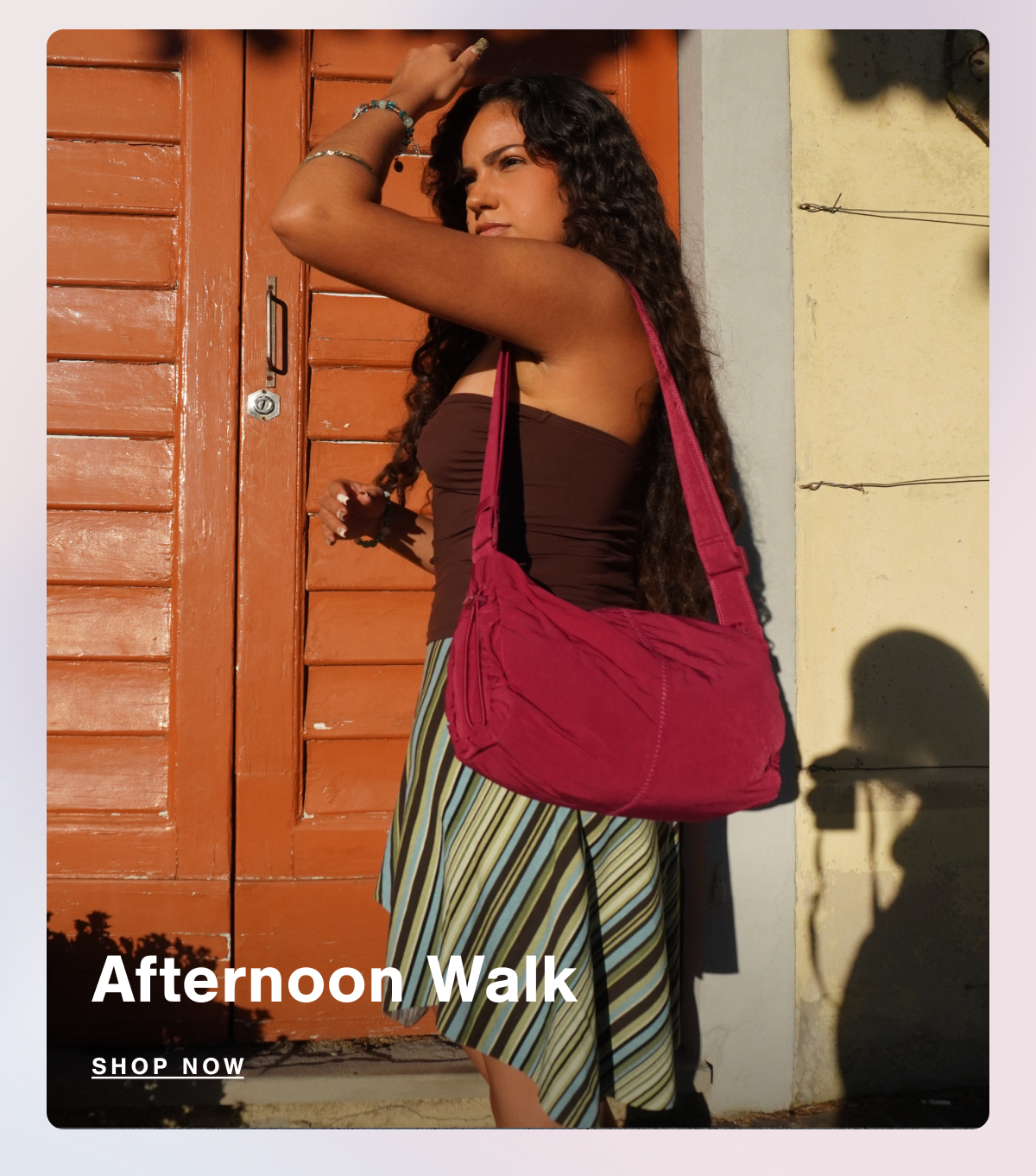 Afternoon Walk. SHOP NOW.