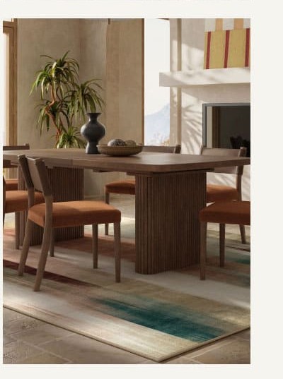 Ombr&eacute; Mirage Terracotta & Teal  Rug