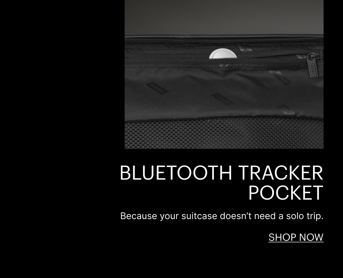Bluetooth Tracker Pocket | Because your suitcase doesn&rsquo;t need a solo trip.