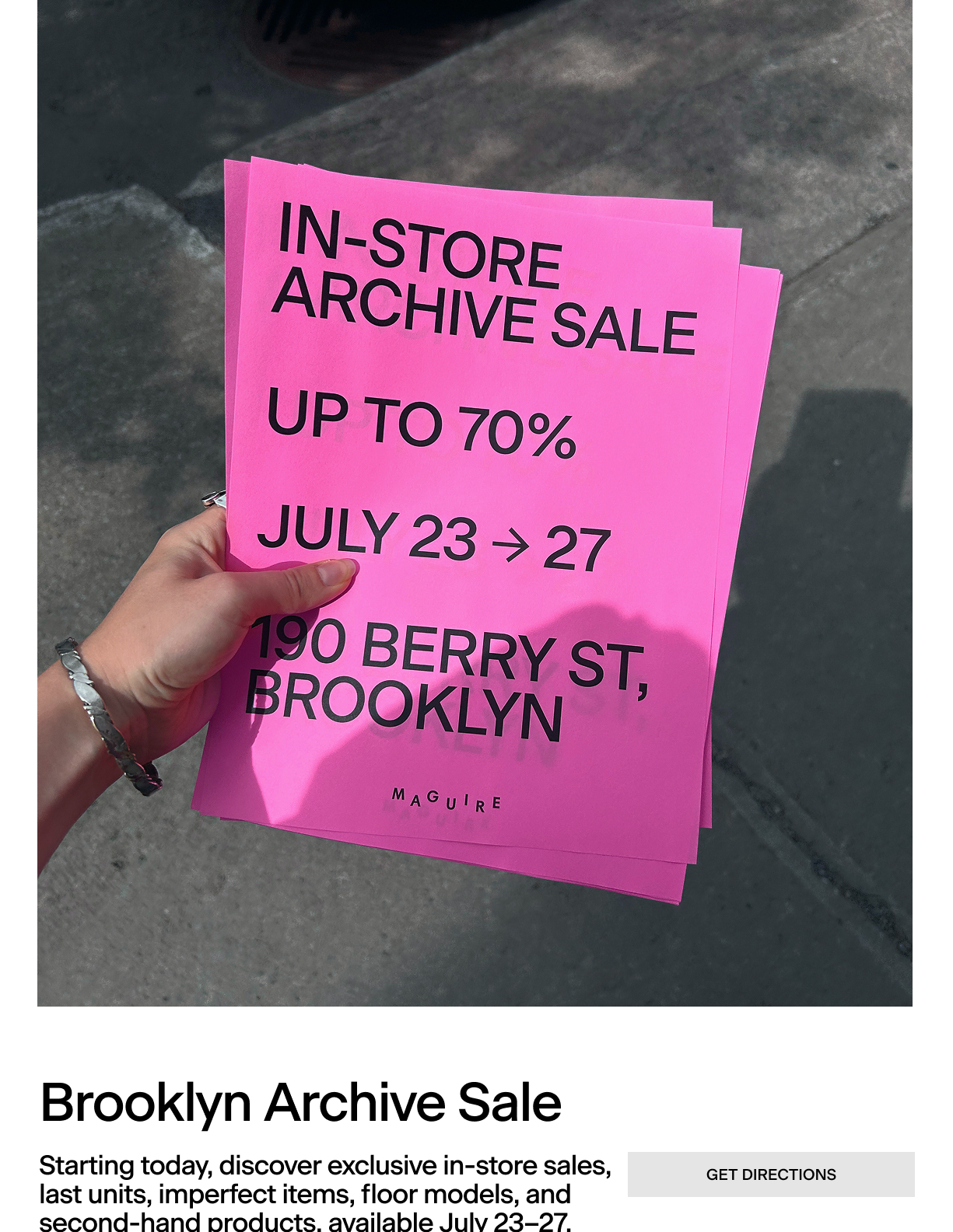 Archive Sale
