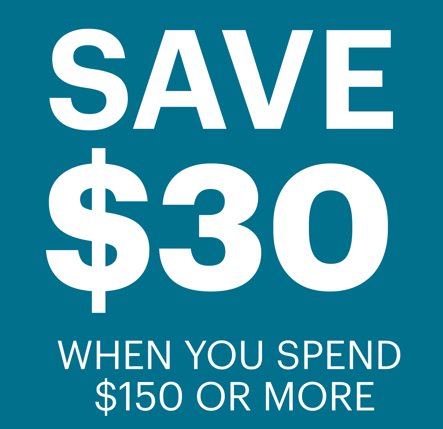 REI Outlet. SAVE $30 WHEN YOU SPEND $150 OR MORE.