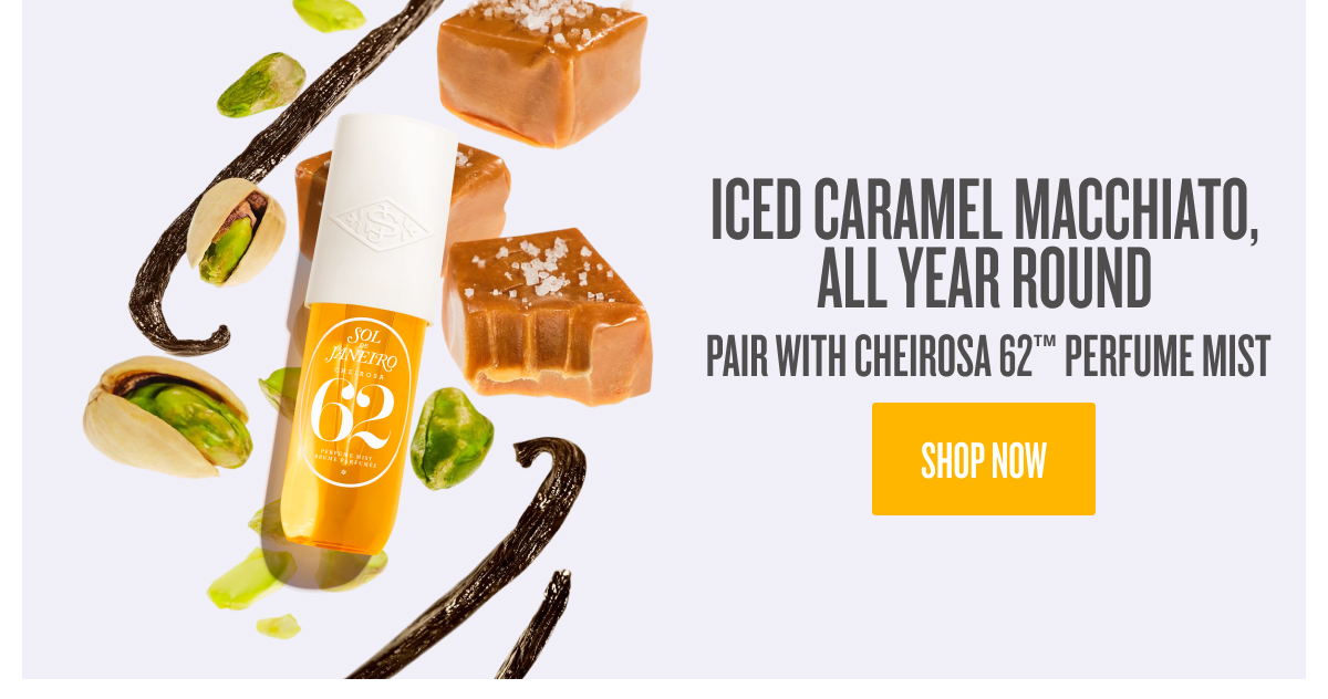 Iced Caramel Macchiato all Year Round - SHOP NOW