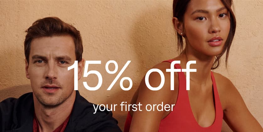 Welcome: 15% off your first order