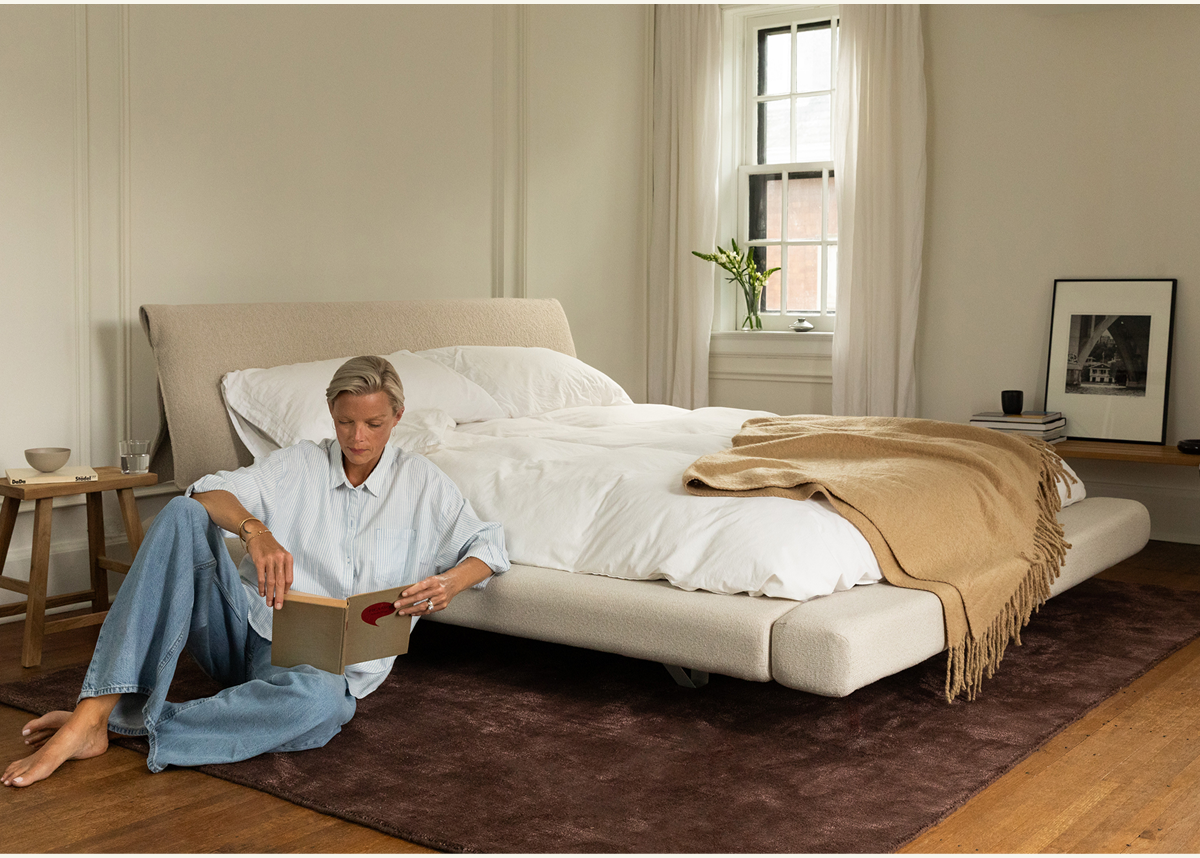 Pictured: The Floyd Bed &mdash; Upholstered, Original