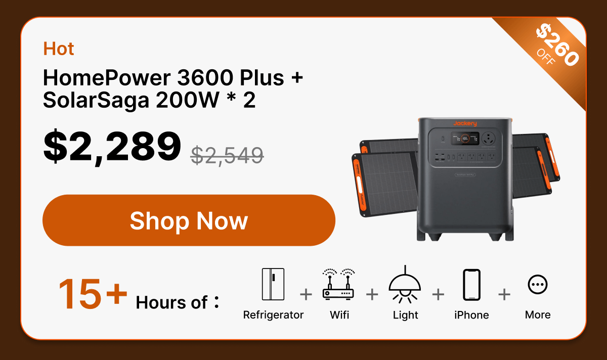 HomePower 3600 Plus +SolarSaga 200W * 2