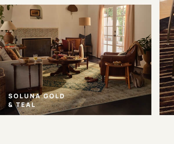 Soluna Gold & Teal Rug | Save 10%