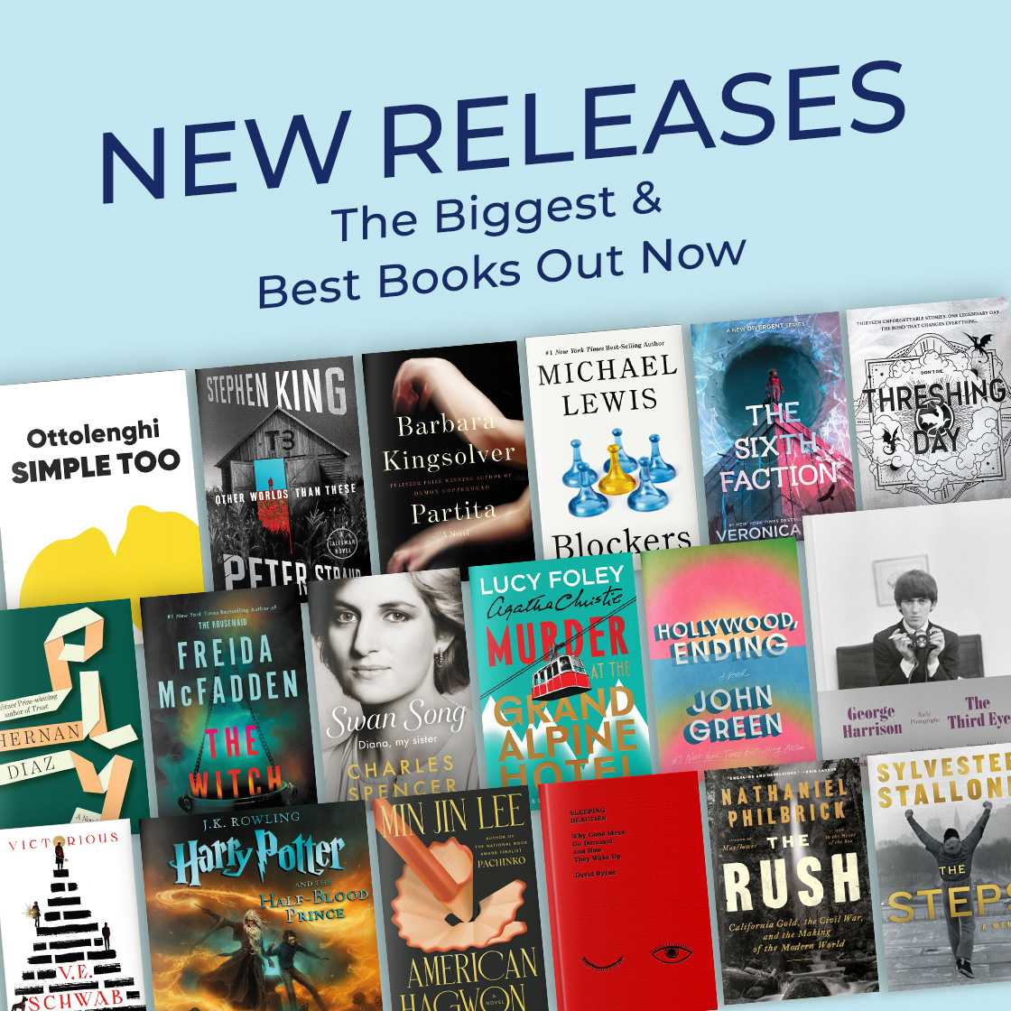 NEW RELEASES THE BIGGEST & BEST BOOKS OUT NOW