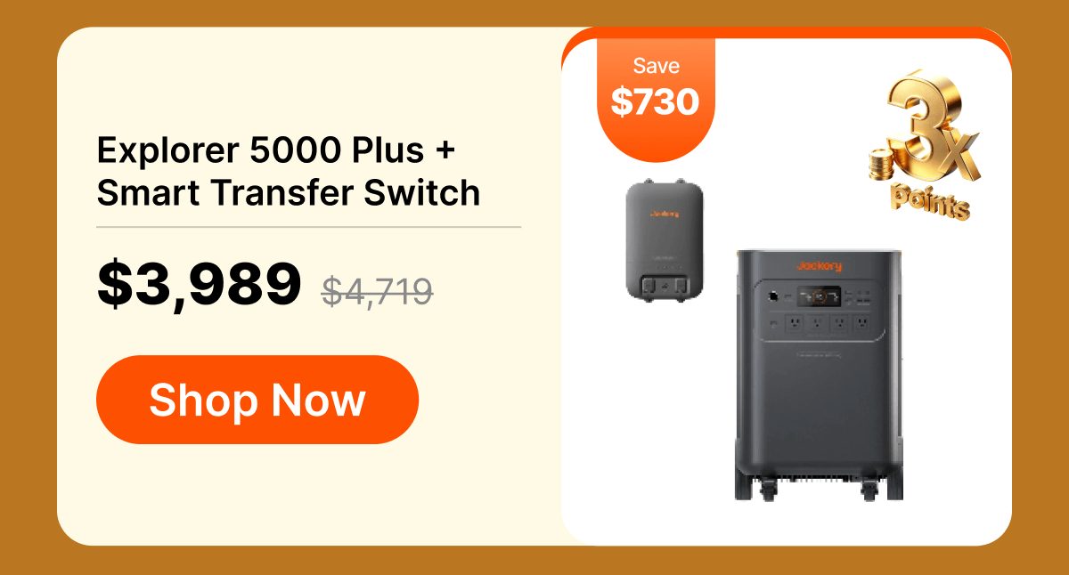 Explorer 5000 Plus +Smart Transfer Switch