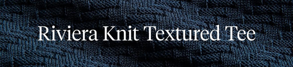 Riviera Knit Textured Tee