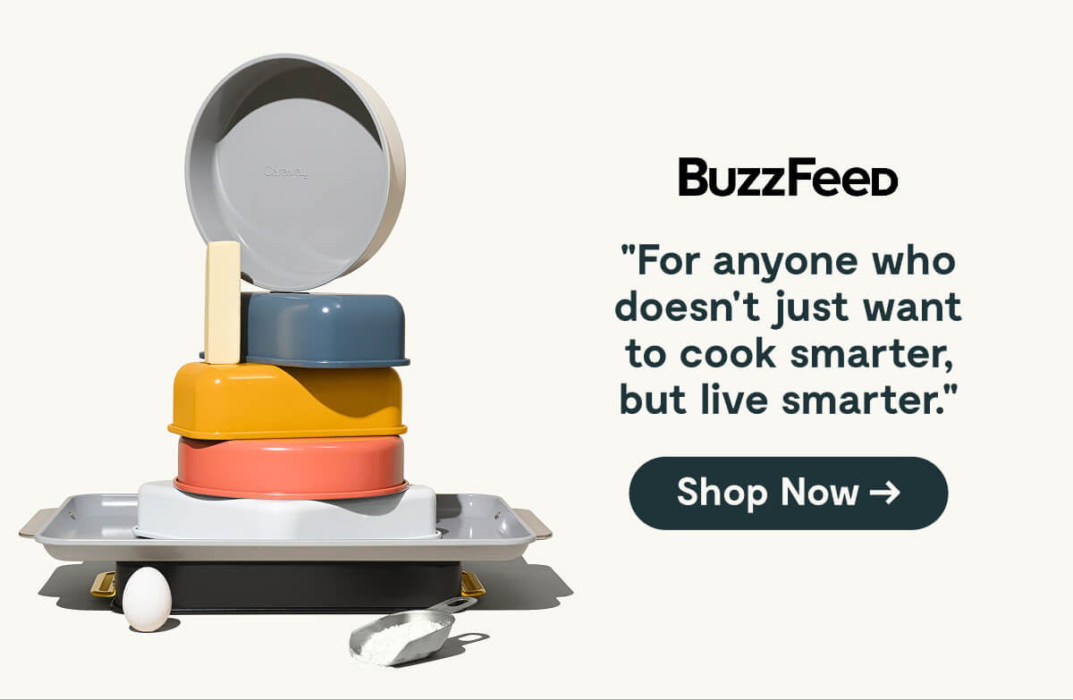 BuzzFeed &ldquo;For anyone who doesn&rsquo;t just want to cook smarter, but live smarter.&rdquo;  [Shop Now &rarr;]
