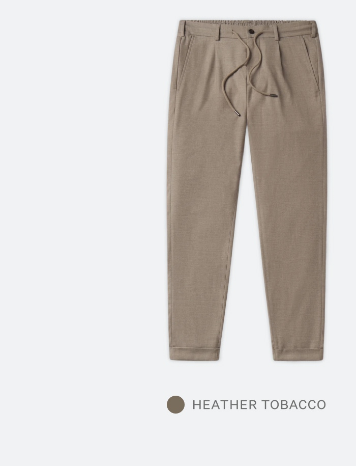  SoHo Trouser - Heather Tobacco