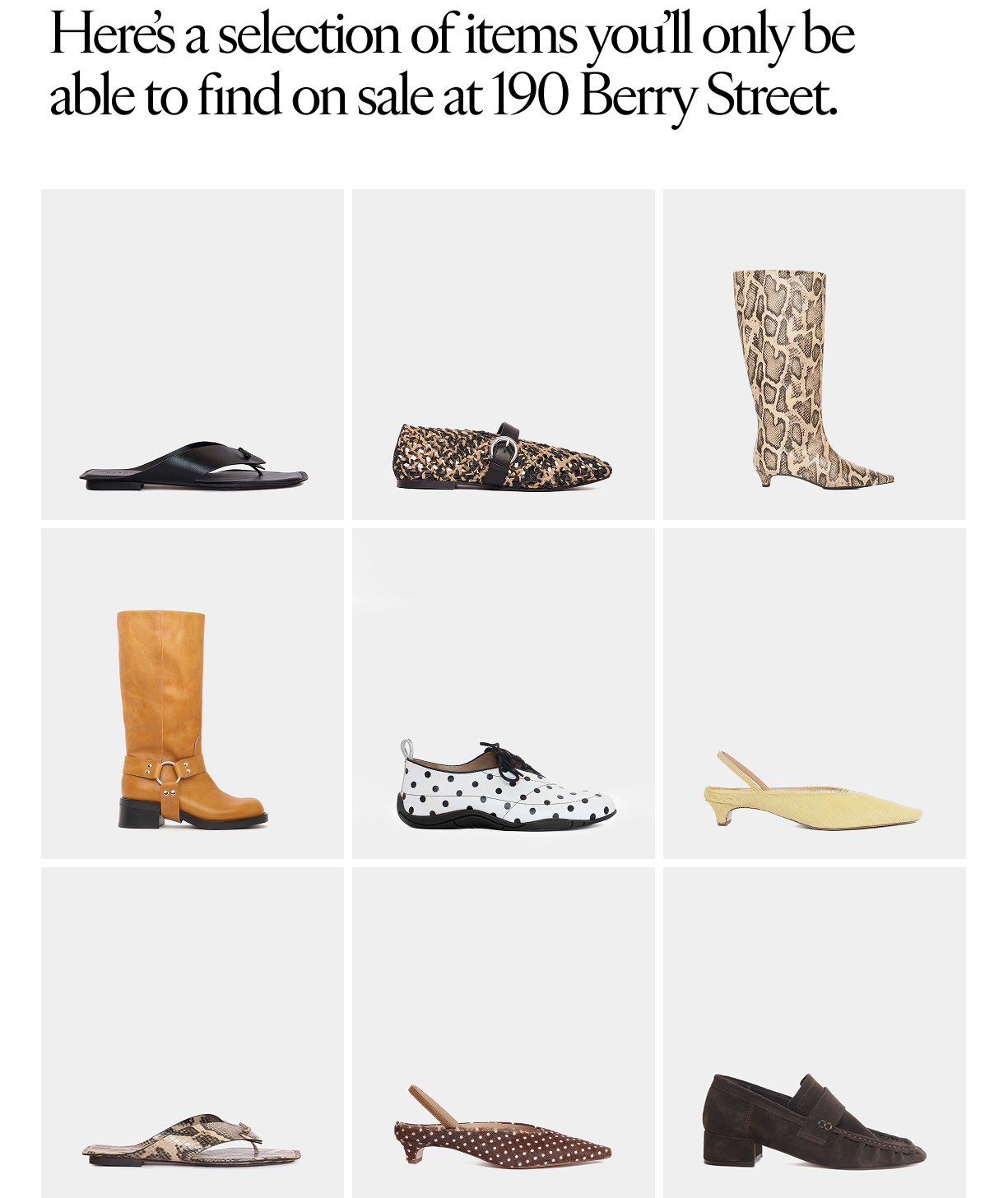 Archive Sale