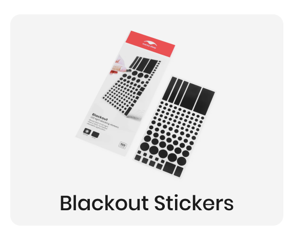 Manta Blackout Stickers