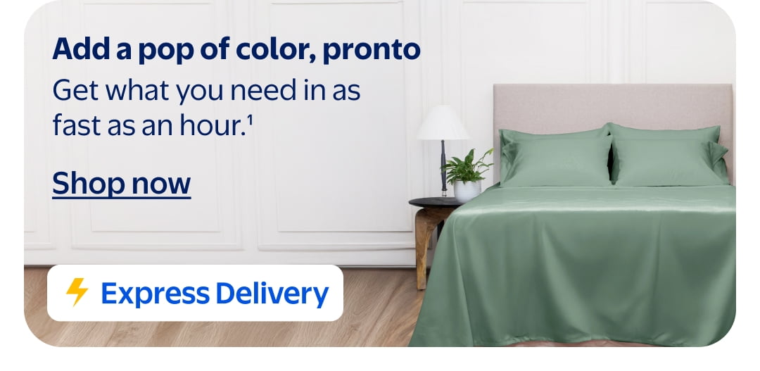 Add a pop of color, pronto