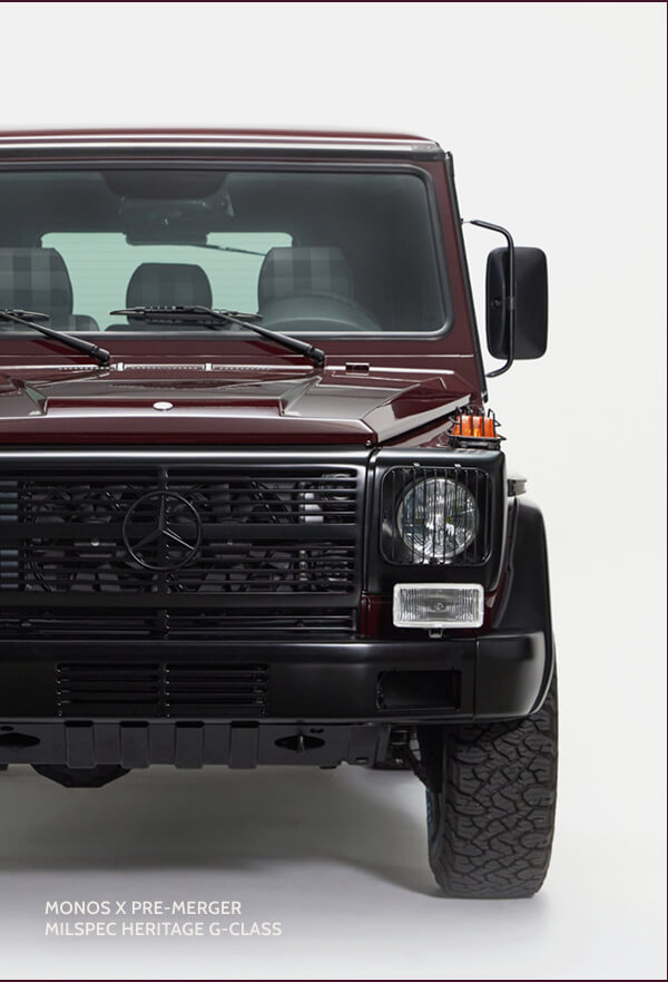 Monos x Pre-Merger. Milspec Heritage G-Class.