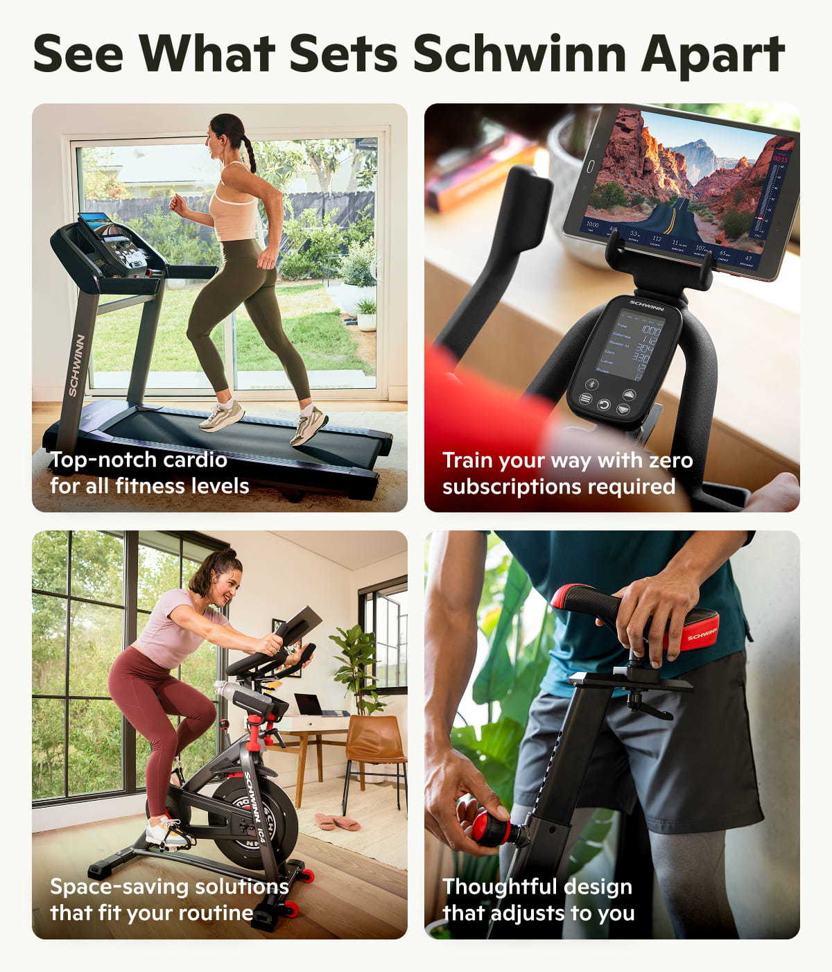 See What Sets Schwinn Apart.