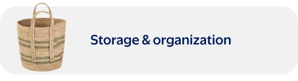 Storage & organization