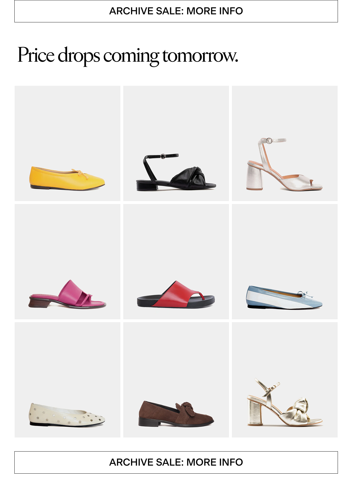 Archive Sale