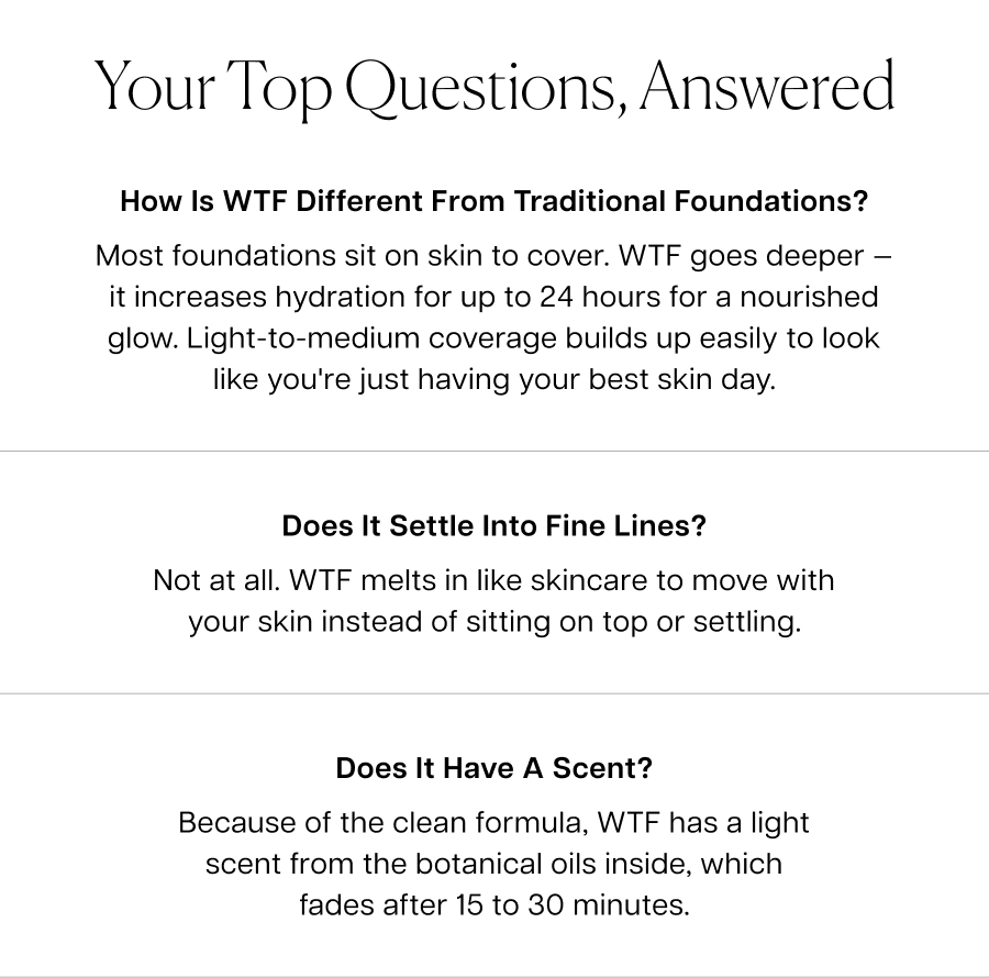 Your top questions, answered