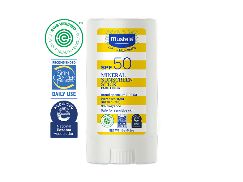 SPF 50 mineral sunscreen stick