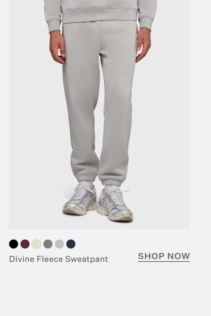 Divine Fleece Sweatpant in Vapor