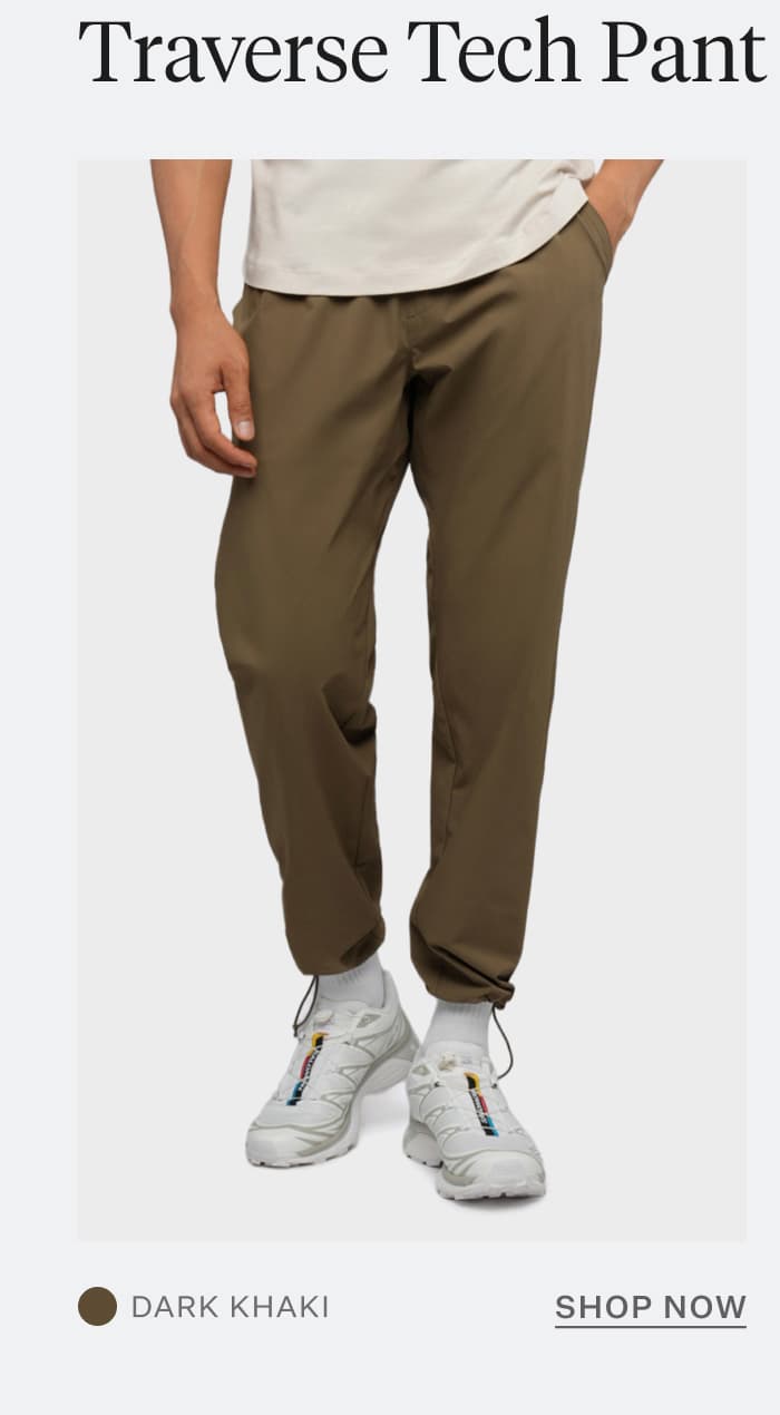 Traverse Tech Pant - Dark Khaki