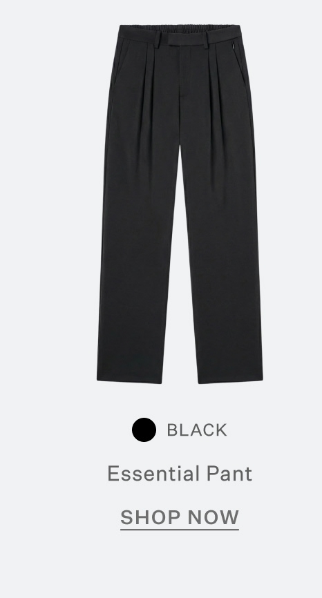 Essential Pant in Black