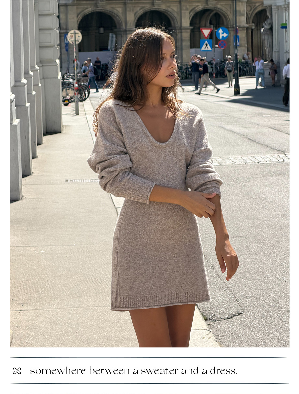 somewhere between a sweater and a dress.
