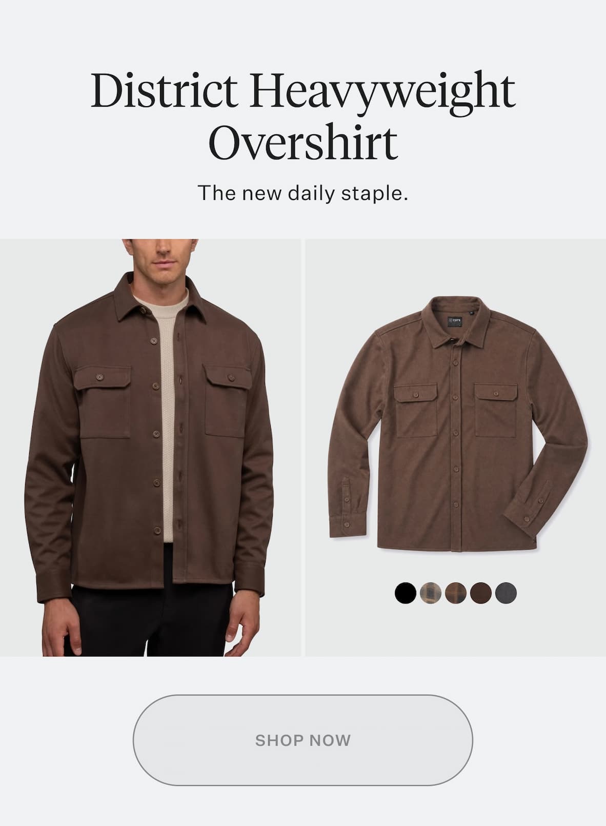 District Heavyweight Overshirt